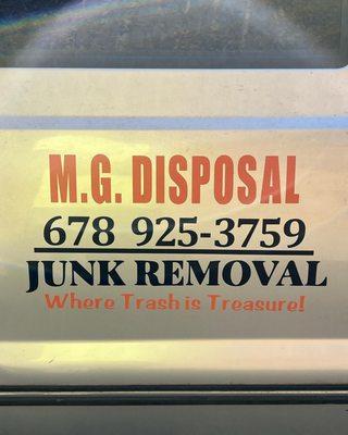 M.G. DISPOSAL