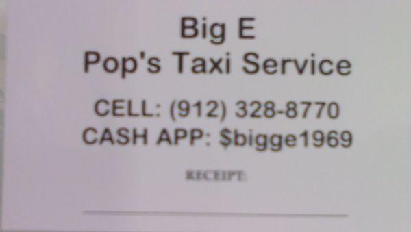 Big E Pop's Taxi Service