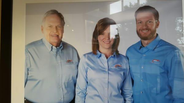 Photo in Jr's reception office