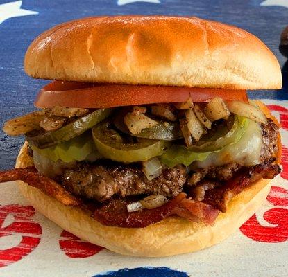 # 1 SELLING BURGER!! THE JACK KNIFE!