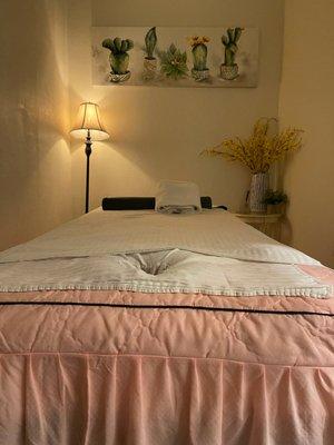The massage room