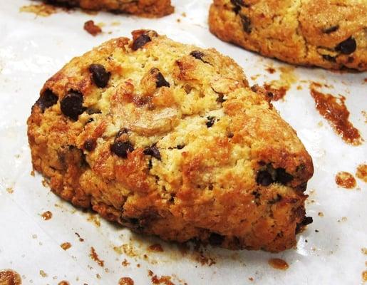 Banana Chocolate Chip Scone