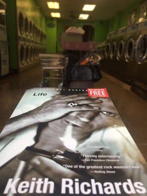 My read while I waited for my laundry