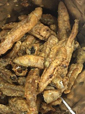 Fried Smelt fish chips