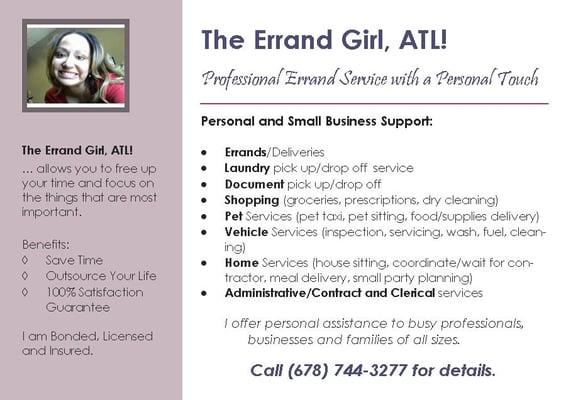The Errand Girl, ATL