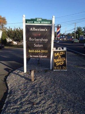 This is our sign at 235 East Main Street Clinton CT