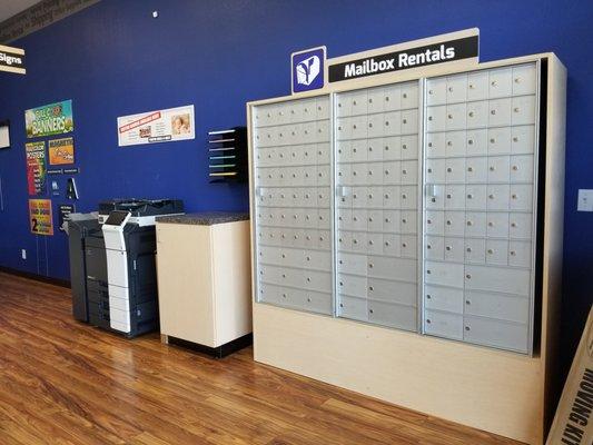 Mail Box and copy machine