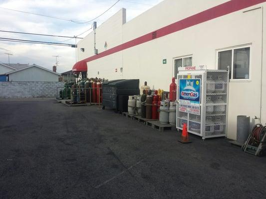 View from Jefferson Blvd. (Street Parking)