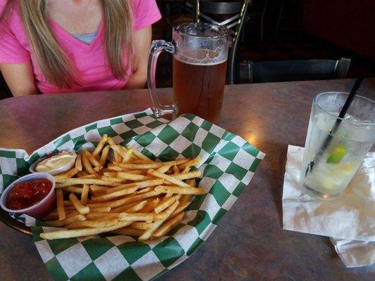 Decided to stay longer. More food and drink please.