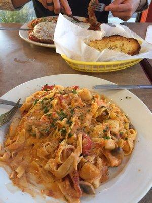 Tonight's special , seafood cardinale