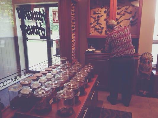 Gary weighing my selections.