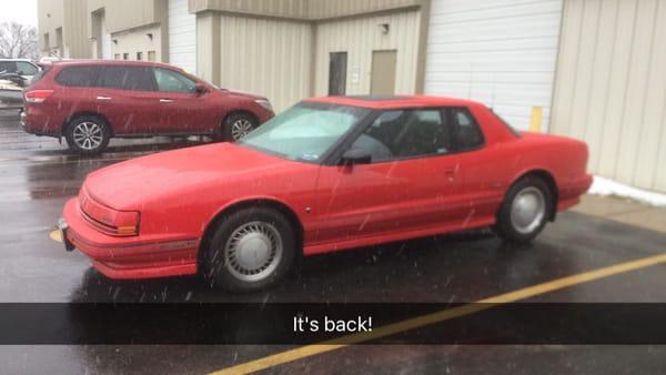 My 1990 Oldsmobile Toronado Troféo after excellent collision repair from Matt Mangino's Carnica.