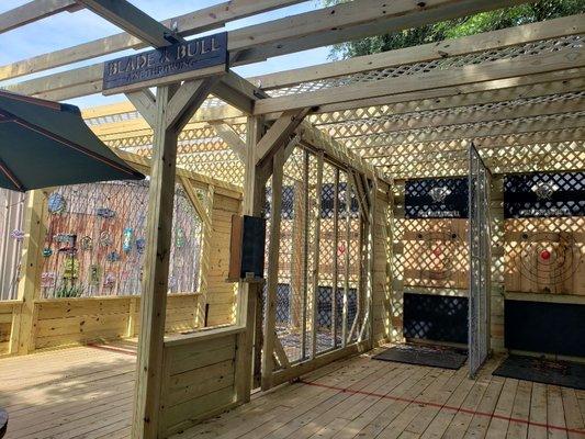 Outdoor Range out back of Bohemian Bull Tavern