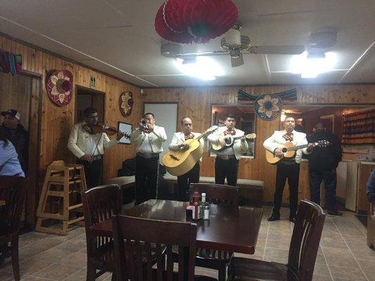 Mariachi band at the Grand Opening of Viva la Casita in Plantersville, MS.
