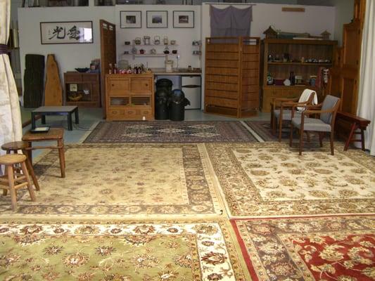 Yoga space and tea kitchen at Aiko Institute/Musubi Dojo