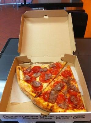 Pepperoni & Italian Sausage.