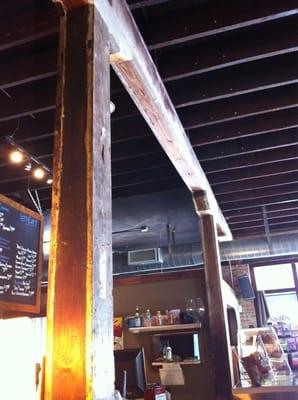 The old beams are still here