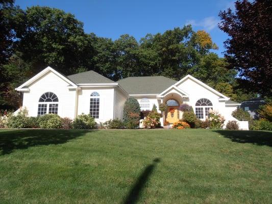 we did the framing roofing siding installed windows and doors