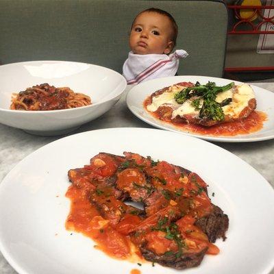 Red Sauce Sunday meal