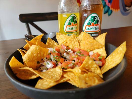 Chips with Pico de Gallo