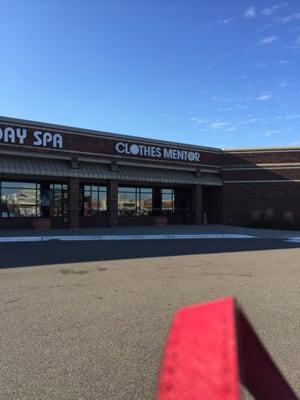 Outside the store. Great strip mall location.