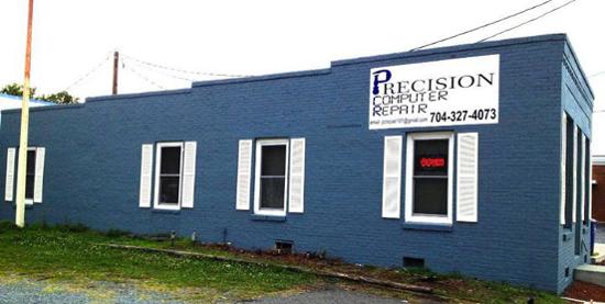 A side view of the store.