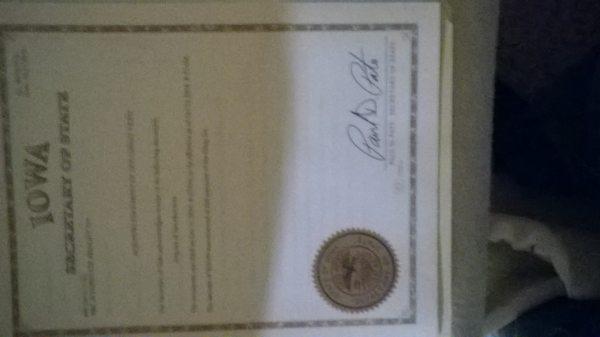Letter of Incorporation: ABC Moving Company Inc. is a class-c corporation. DOT Number: 2920078 Dunn No: 080339733 Listed in Dex Yellow Pages