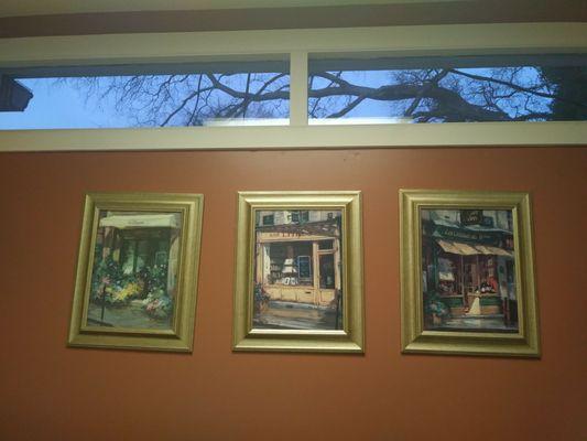 Artwork in waiting room makes me want to re-watch a year in Provance.
