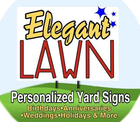 Elegant Lawn Greetings