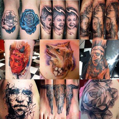 Owner/ artist tattoos
