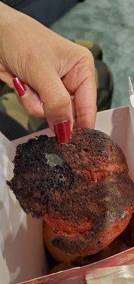 Didn't even want red velvet. Half of the cookies are like this. Seriously the worst.