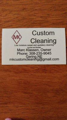 Marc Klassen Custom Cleaning