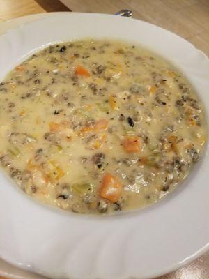 Chicken and wild rice soup