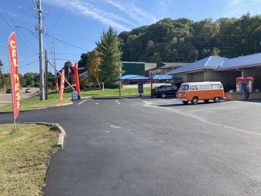 Plenty of room clean 6 bays and an automatic