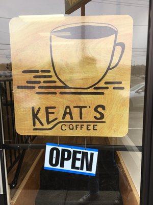 Front door / logo
