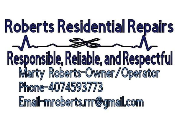 Roberts Residential Repair