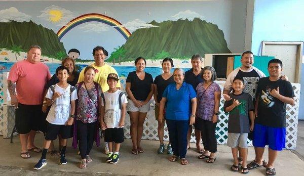 Amazing people providing awesome volunteered help