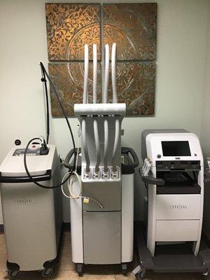 Warm Sculpting, Laser Hair Removal, and Skin Tightening