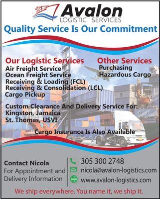 Avalon Logistic Services