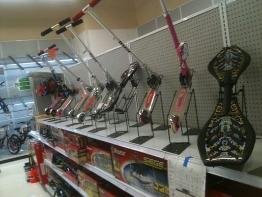 Ripsticks and scooters