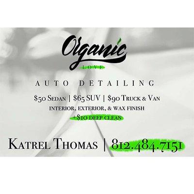 Organic Love Auto Detailing