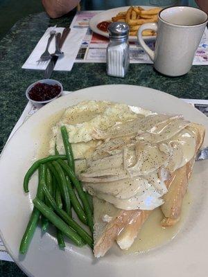 Hot Open Face Turkey platter. Delicious.