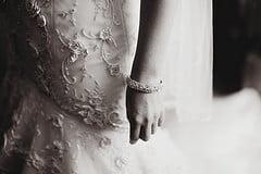 This shows Karin's gorgeous seam work on my dress. You can't even tell how she let it out.