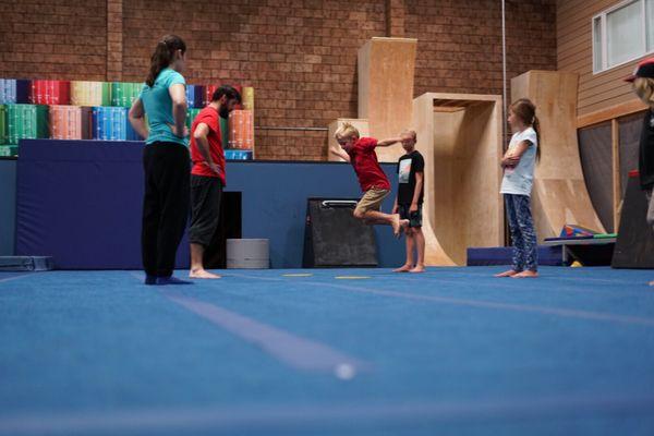 Parkour for kids.