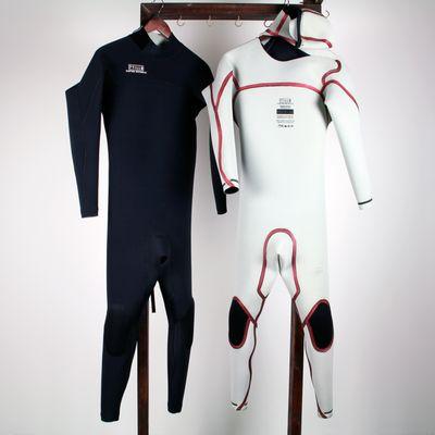 Custom Fit Surf Wetsuits made from the best Japanese Yamamoto Materials. Styles include chestzip, backzip, and slantzip. Call (310)283-9440
