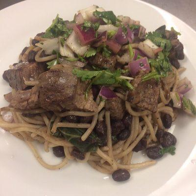 Brazilian Steak as a Pasta