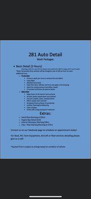 281 Auto Detail