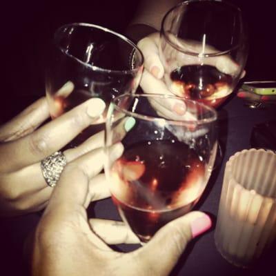 Our "Welcome" glasses!