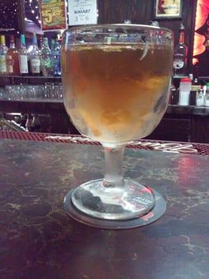 Ice cold vegas bomb..notice the schooner glass!!