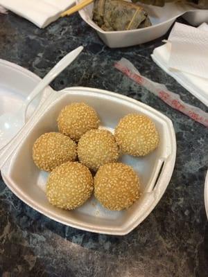 Sesame balls-yum!!!